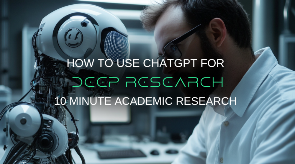 Deep Research with ChatGPT - High-Level Academic Research in 10 Minutes